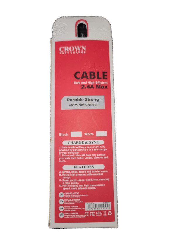 Crown Micro and Type-C Fast Cables