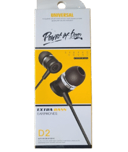 D2 Extra Bass Earphone